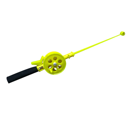 Jim's yellow Ice Fishing Rod